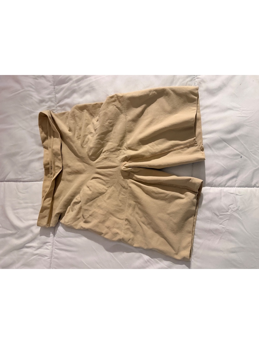 Spanx Beige High Waist Shaping Shorts Size Large